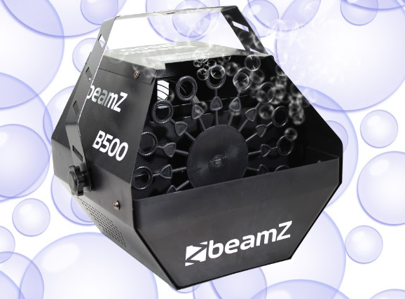 Seifenblasen-Maschine + Fluid  -  BEAMZ B500
